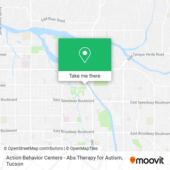 Mapa de Action Behavior Centers - Aba Therapy for Autism