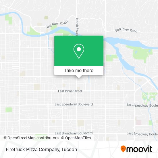 Firetruck Pizza Company map