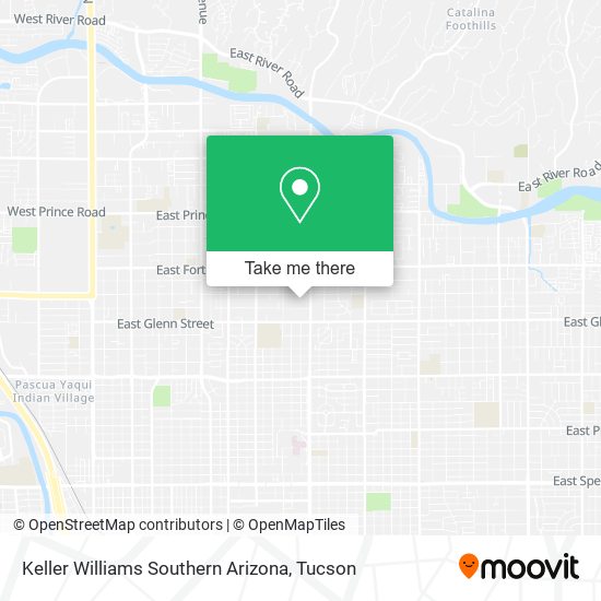Keller Williams Southern Arizona map