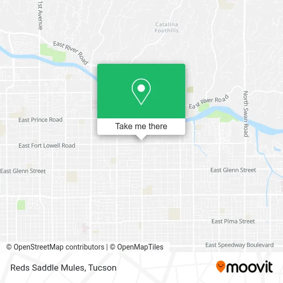 Reds Saddle Mules map