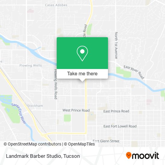 Landmark Barber Studio map