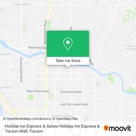 Holiday Inn Express & Suites-Holiday Inn Express & Tucson Mall map