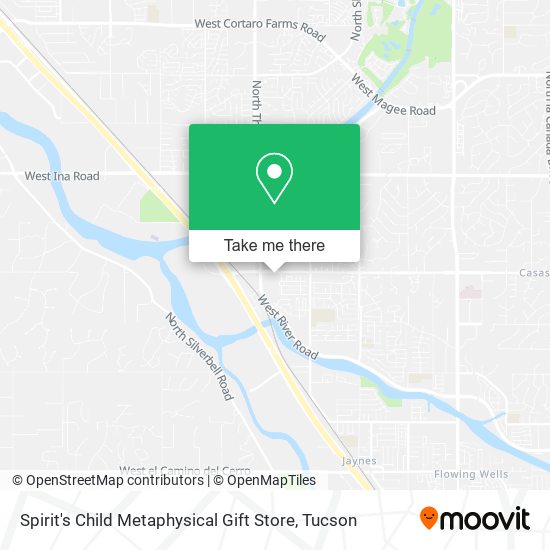 Mapa de Spirit's Child Metaphysical Gift Store