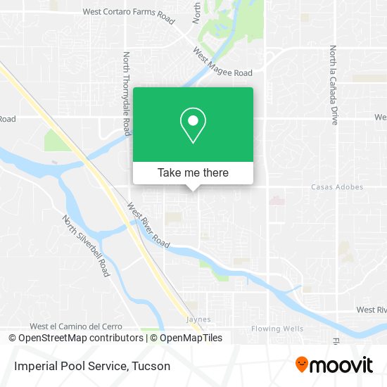 Imperial Pool Service map