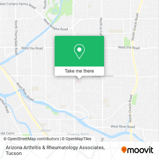 Mapa de Arizona Arthritis & Rheumatology Associates