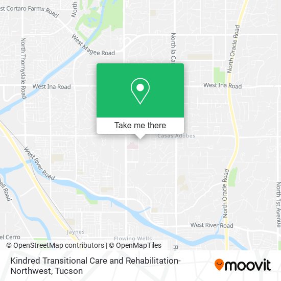 Mapa de Kindred Transitional Care and Rehabilitation-Northwest