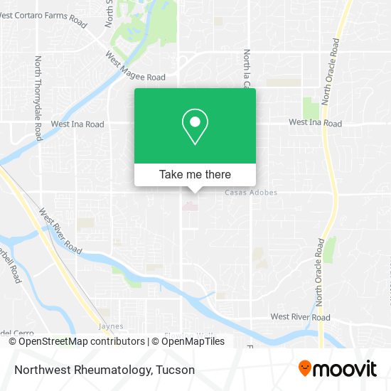 Northwest Rheumatology map
