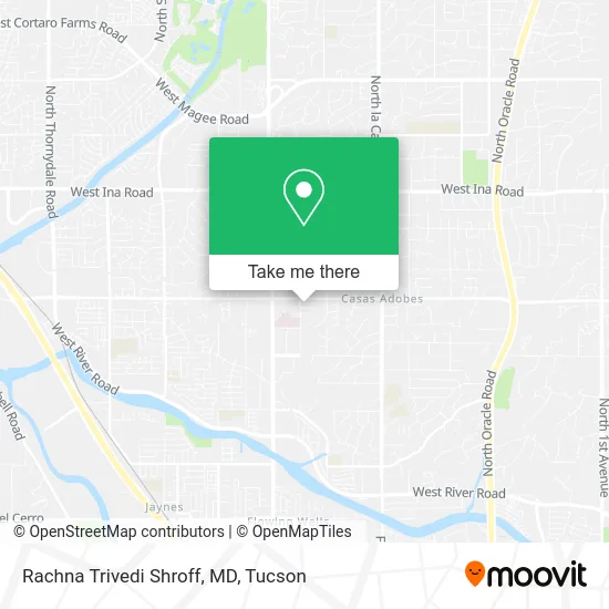 Rachna Trivedi Shroff, MD map