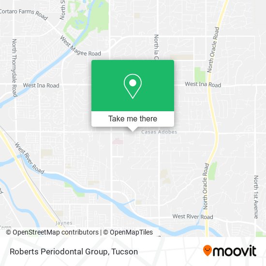 Roberts Periodontal Group map