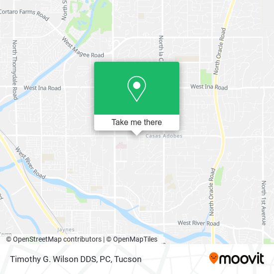 Timothy G. Wilson DDS, PC map