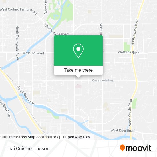Mapa de Thai Cuisine