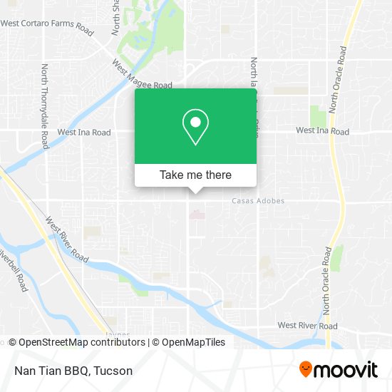 Mapa de Nan Tian BBQ