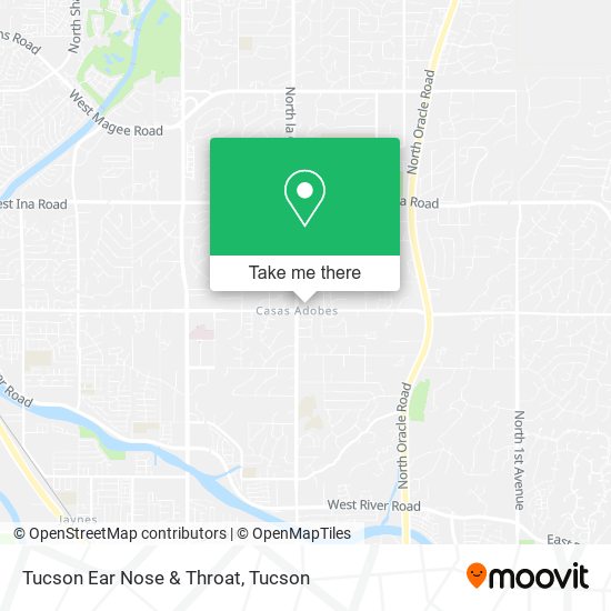 Tucson Ear Nose & Throat map