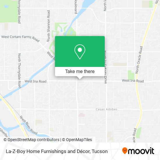 Mapa de La-Z-Boy Home Furnishings and Décor