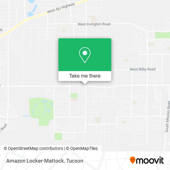 Mapa de Amazon Locker-Mattock