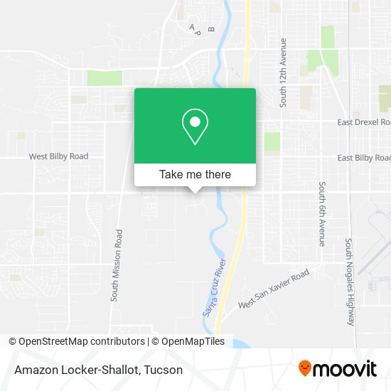 Mapa de Amazon Locker-Shallot