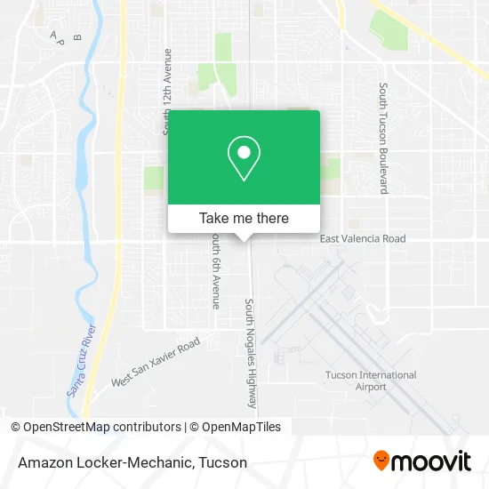 Amazon Locker-Mechanic map