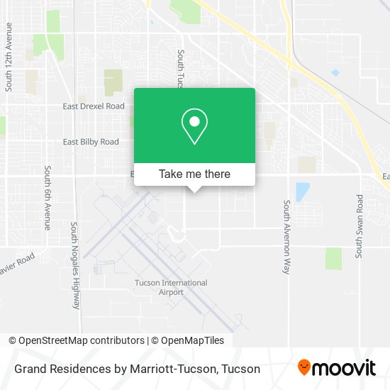 Mapa de Grand Residences by Marriott-Tucson
