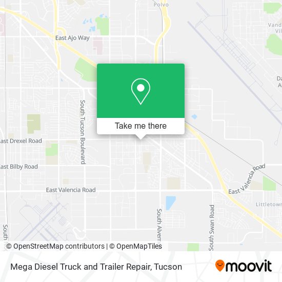 Mapa de Mega Diesel Truck and Trailer Repair