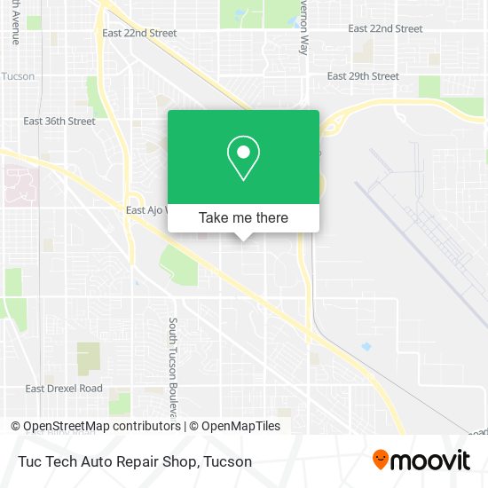 Tuc Tech Auto Repair Shop map
