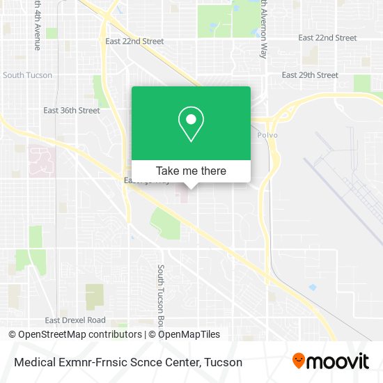 Medical Exmnr-Frnsic Scnce Center map