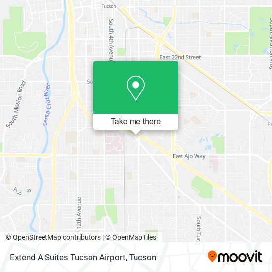 Mapa de Extend A Suites Tucson Airport