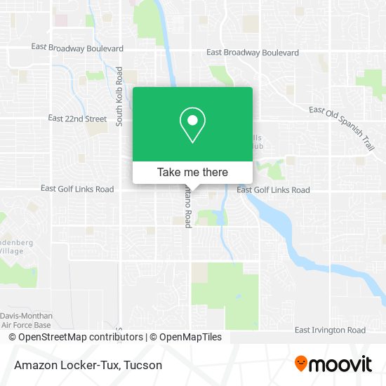 Mapa de Amazon Locker-Tux