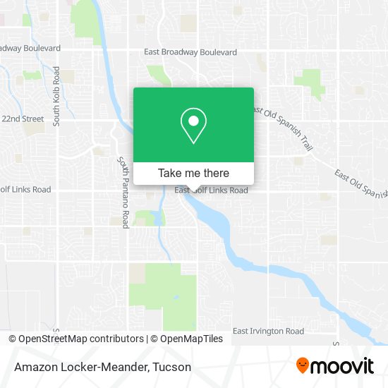 Amazon Locker-Meander map