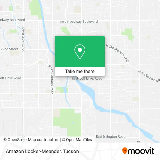 Amazon Locker-Meander map