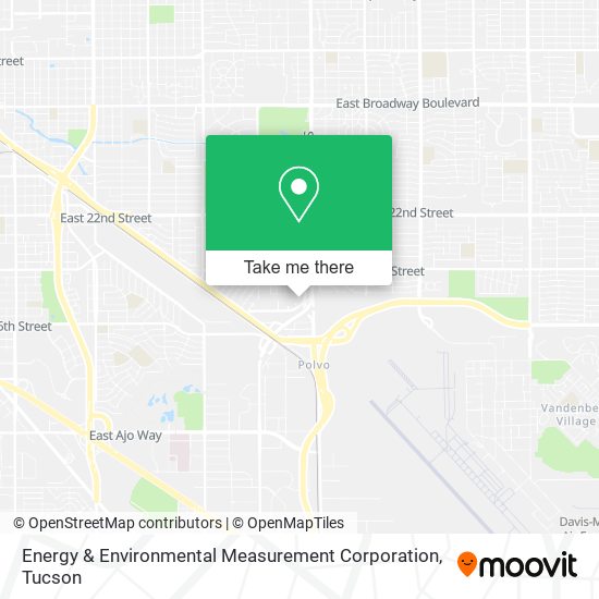 Mapa de Energy & Environmental Measurement Corporation