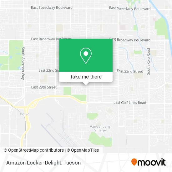 Amazon Locker-Delight map