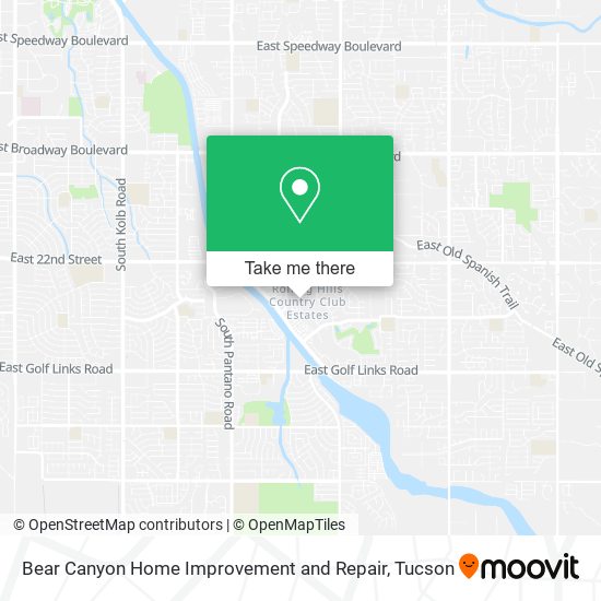 Bear Canyon Home Improvement and Repair map