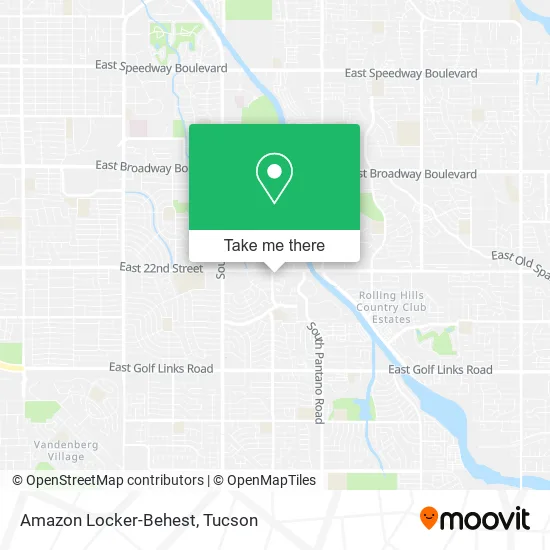 Amazon Locker-Behest map