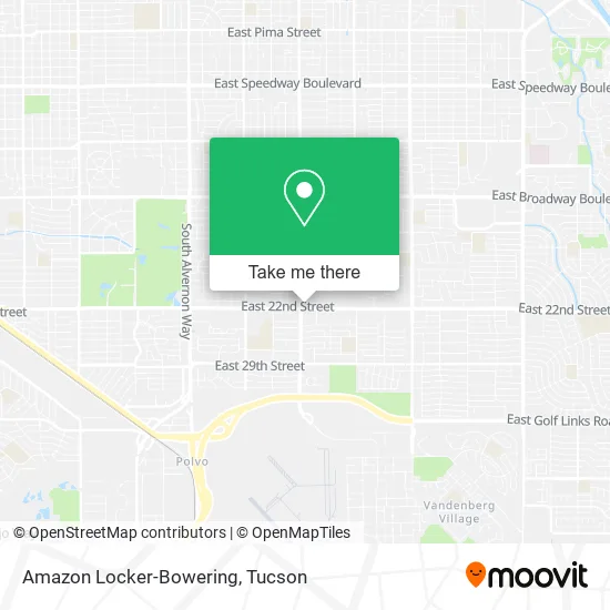 Amazon Locker-Bowering map