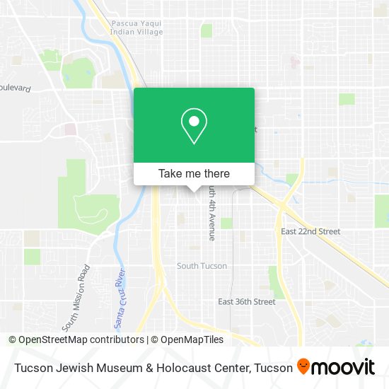 Mapa de Tucson Jewish Museum & Holocaust Center