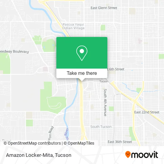 Amazon Locker-Mita map