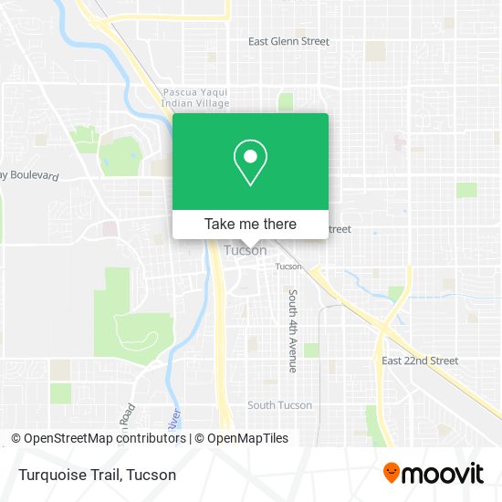 Turquoise Trail map