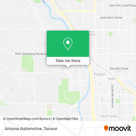 Arizona Automotive map