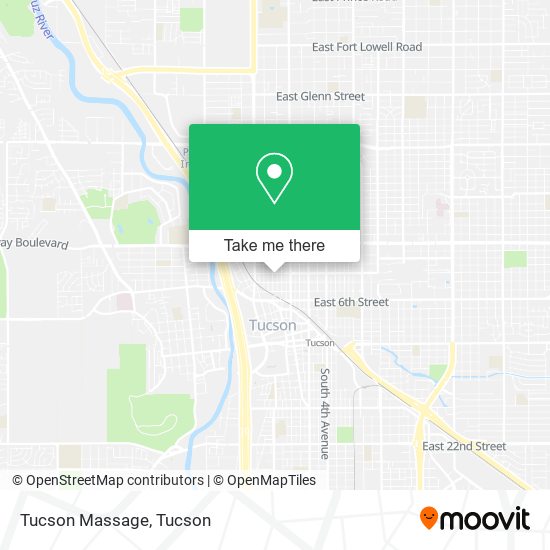 Tucson Massage map