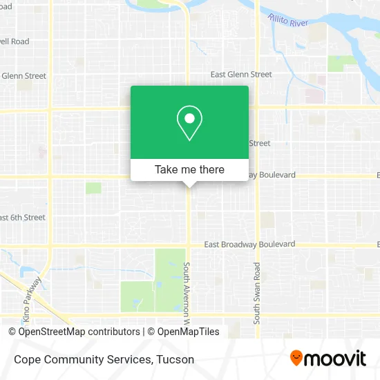Cope Community Services map