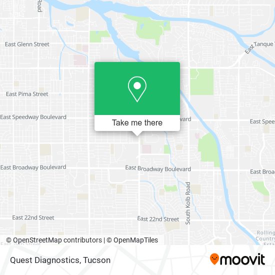 Quest Diagnostics map