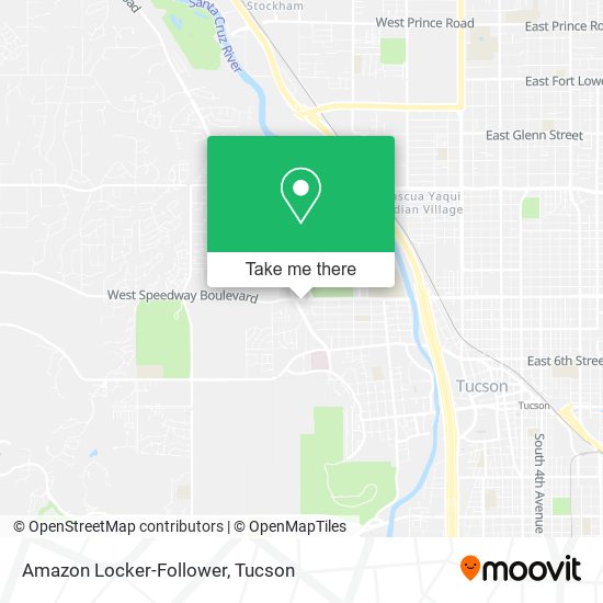 Mapa de Amazon Locker-Follower