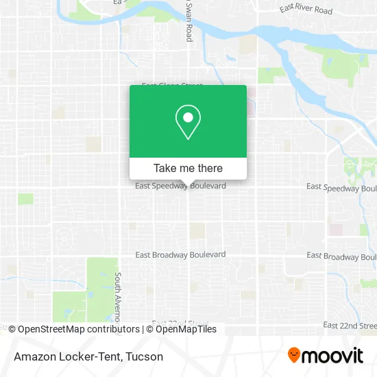 Amazon Locker-Tent map