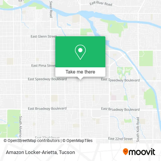 Amazon Locker-Arietta map