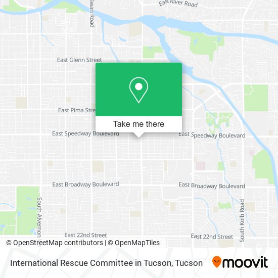 Mapa de International Rescue Committee in Tucson