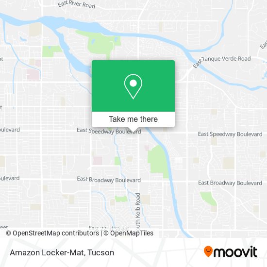 Mapa de Amazon Locker-Mat