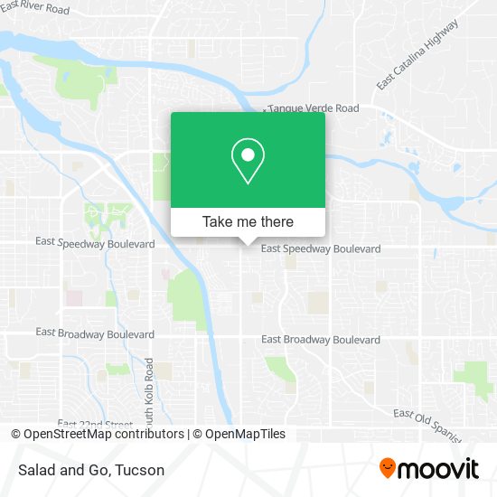 Salad and Go map