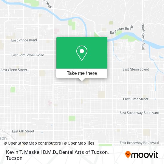 Kevin T. Maskell D.M.D., Dental Arts of Tucson map