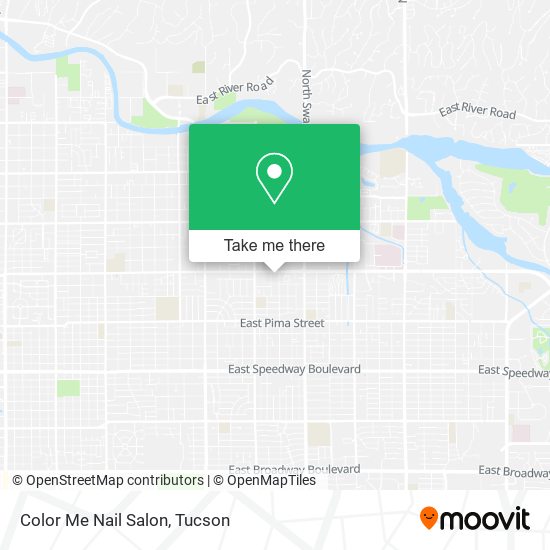 Mapa de Color Me Nail Salon