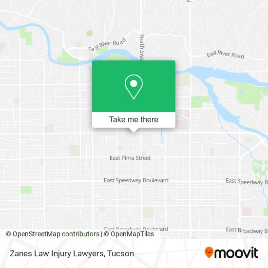 Mapa de Zanes Law Injury Lawyers